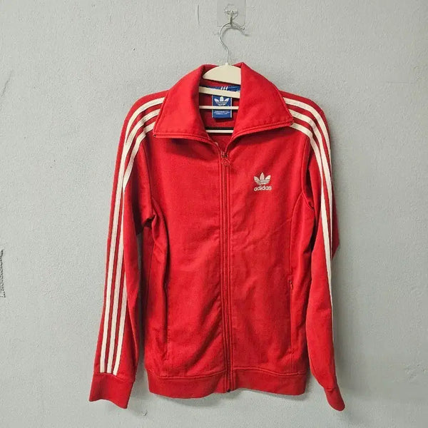 [BUNJANG] Adidas Track Top Jersey Red / 아디다스 트랙탑 져지 레드