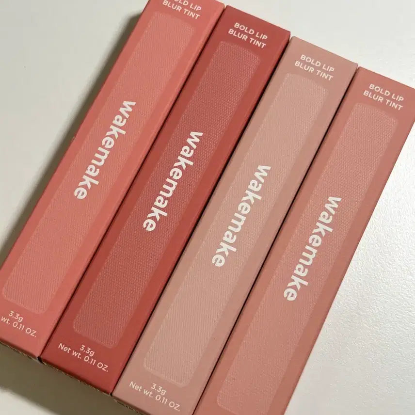 [BUNJANG] WAKEMAKE Bold Lip Blur Tint Set (Shades 4, 7) / 웨이크메이크 볼드 립 블러 틴트 4, 7