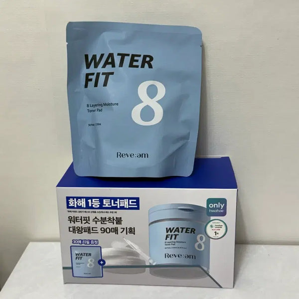 [BUNJANG] LIVM Water Fit 8 Layer Hydration Stick-On Pads (120 Sheets) / 120매) 리브엠 워터핏 8중 수분착붙 패드 (60매+30매+30매) 토너패드