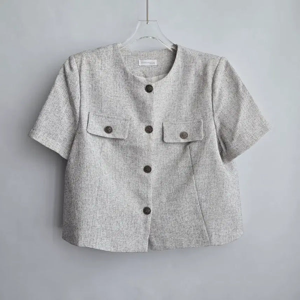 [BUNJANG] LUOUSROOM Short Sleeve Jacket F / 1387 LUOUSROOM  숏슬리브 자켓 F