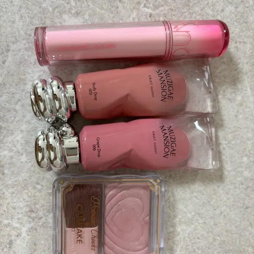 [BUNJANG] Muzigae Mansion Objecty Glossy Lip Tint (Shade 003 & 006), rom&nd, CANMAKE / 뮤지개 맨션 오브제 글로시,롬앤,캔메이크