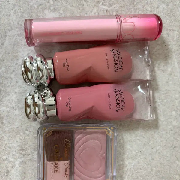 [BUNJANG] Muzigae Mansion Objecty Glossy Lip Tint (Shade 003 & 006), rom&nd, CANMAKE / 뮤지개 맨션 오브제 글로시,롬앤,캔메이크