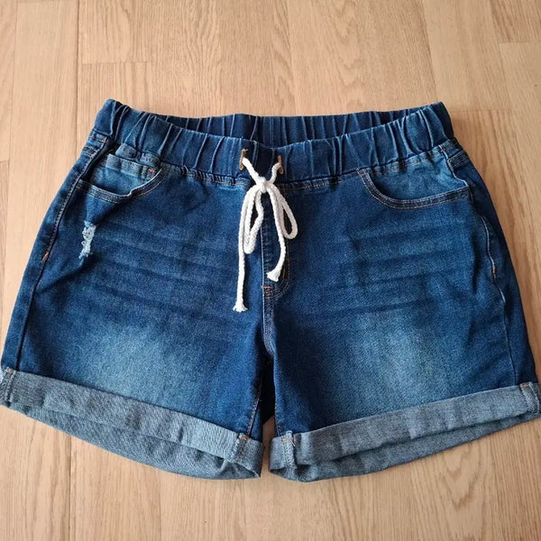 [BUNJANG] Denim Banding Shorts XL / XL 데님 밴딩 숏팬츠 (새상품)