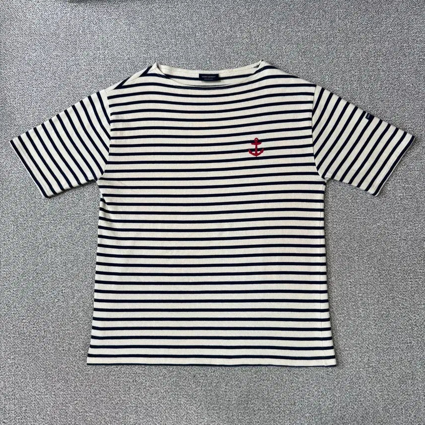[BUNJANG] Saint James Striped Short Sleeve T-Shirt Size 7 / 세인트제임스 스트라이프 반팔 7사이즈