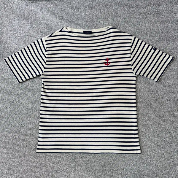 [BUNJANG] Saint James Striped Short Sleeve T-Shirt Size 7 / 세인트제임스 스트라이프 반팔 7사이즈
