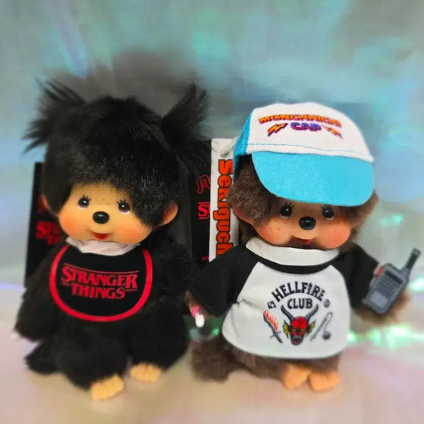 [BUNJANG] Stranger Things Hellfire Club Monchhichi Set / 주말할인)기묘한 이야기 헬파이어 클럽 띵스 몬치치 세트