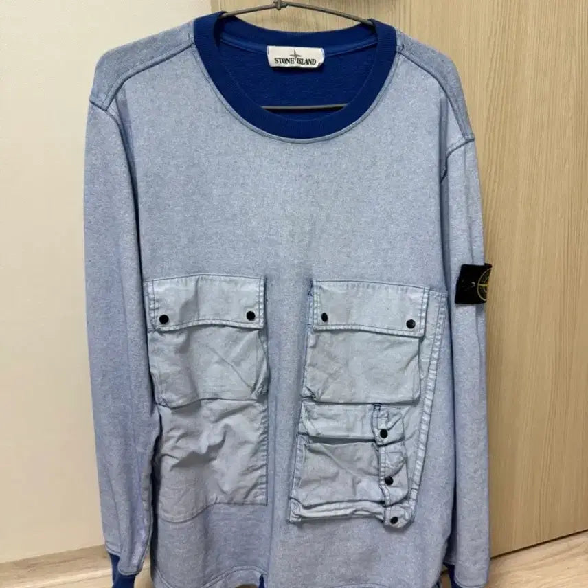 [BUNJANG] Stone Island Tela Placcata Sweatshirt M / 스톤아일랜드 텔라 플라카타 m