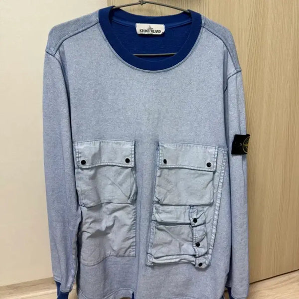 [BUNJANG] Stone Island Tela Placcata Sweatshirt M / 스톤아일랜드 텔라 플라카타 m