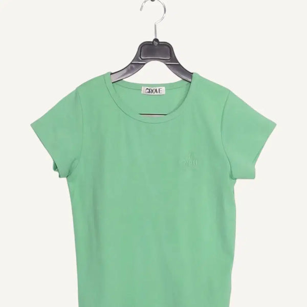 [BUNJANG] Grove Mint Short-Sleeve T-Shirt / [가격인하]  그로브 GROVE 민트 반팔티셔츠_A635