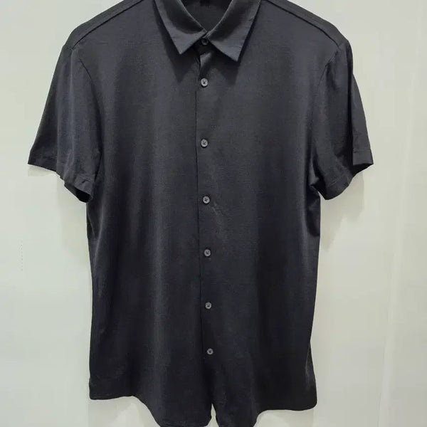 [BUNJANG] Theory Button Collar Top / 띠어리 단추 카라 상의