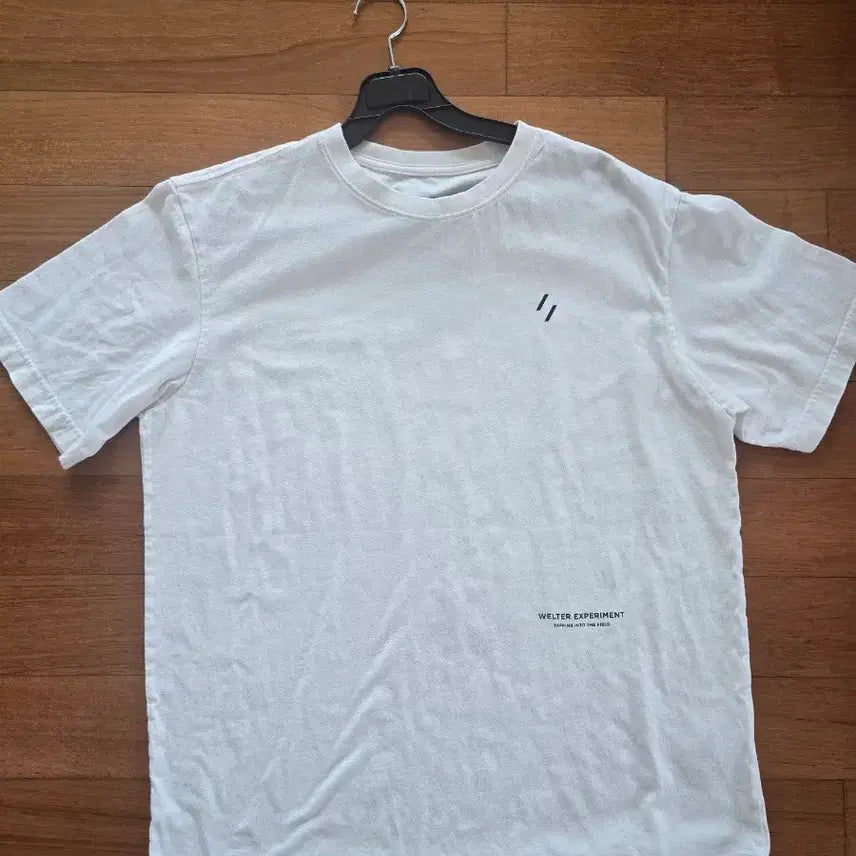 [BUNJANG] Welter Experiment Short Sleeve T-Shirt White / 웰터 익스페리먼트 반팔 티셔츠 화이트