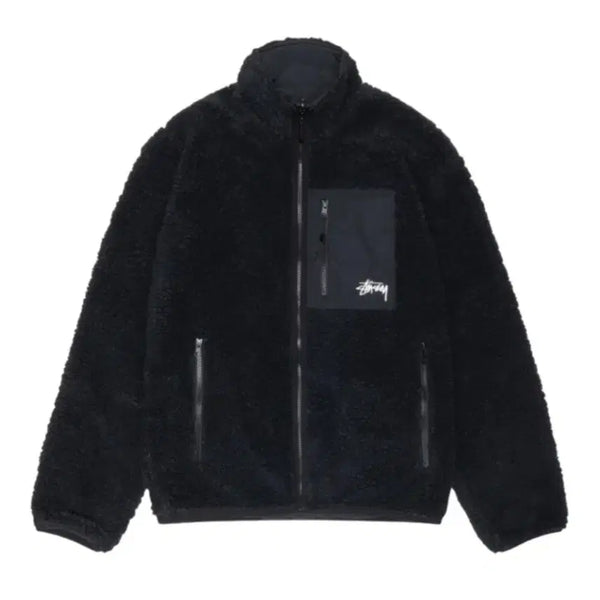 [BUNJANG] Stussy Sherpa Jacket Black XL / XL) 스투시 쉐르파 자켓 블랙