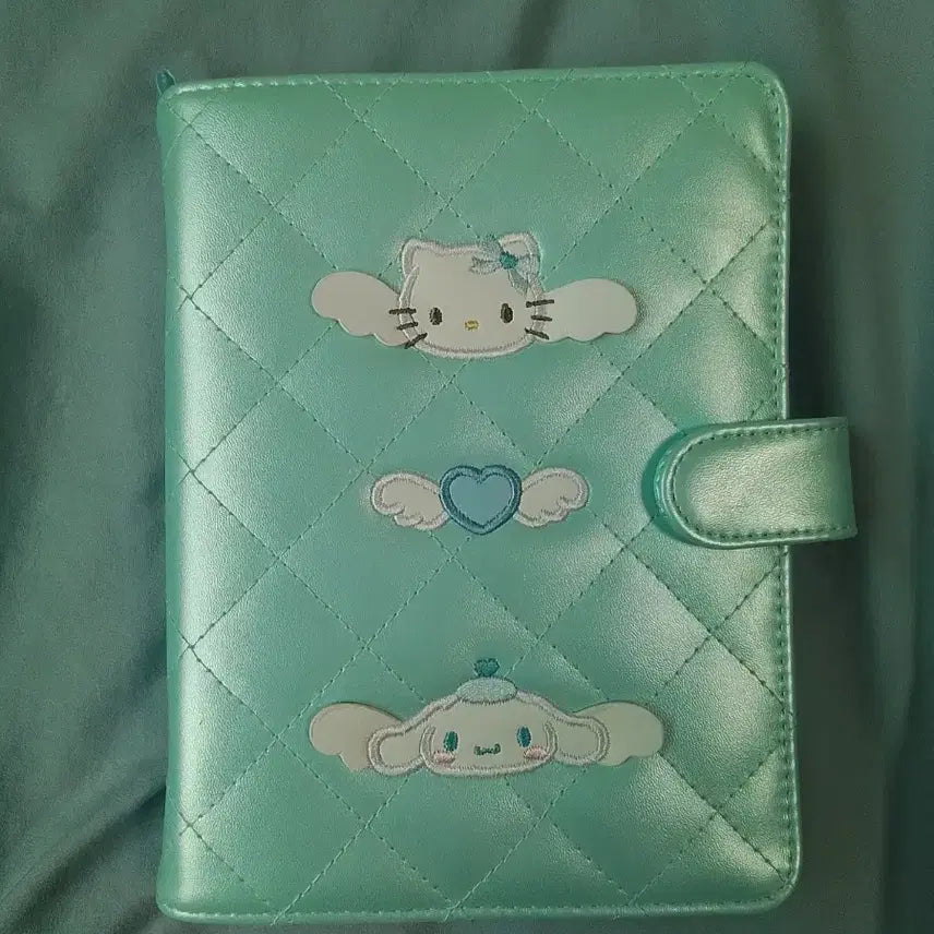 [BUNJANG] Sanrio Yumemiru 2nd Edition A6 Quilting Binder / 산리오 꿈꾸는 엔젤 유메미루 2탄 A6 퀼팅 바인더