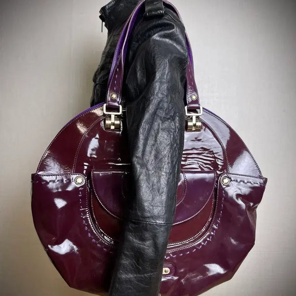 [BUNJANG] Versace Leather Shoulder Bag - Glossy / 베르사체 레더 숄더백 -유광