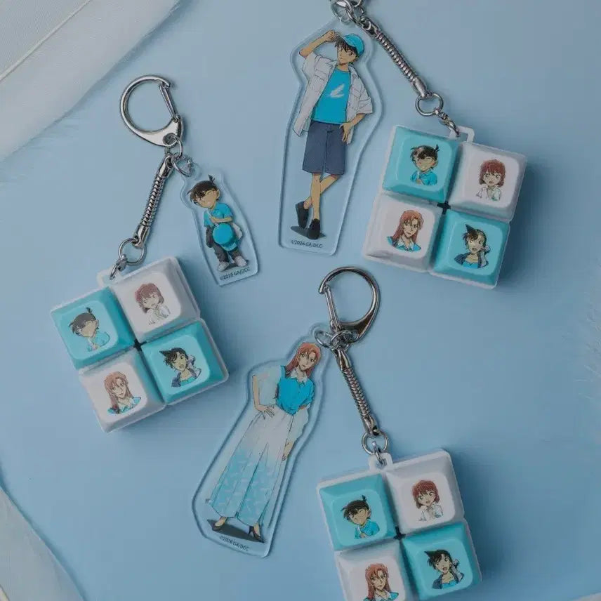 [BUNJANG] Detective Conan Acrylic Charm Keyring Goods / 명탐정 코난 아크릴참 키캡키링 굿즈