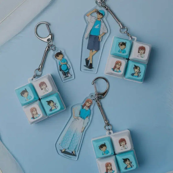 [BUNJANG] Detective Conan Acrylic Charm Keyring Goods / 명탐정 코난 아크릴참 키캡키링 굿즈