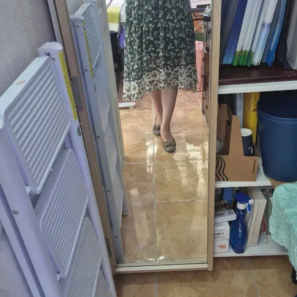 [BUNJANG] Hazzys Flower Chiffon Long Dress / 헤지스 플라워 쉬폰 원피스 롱원피스