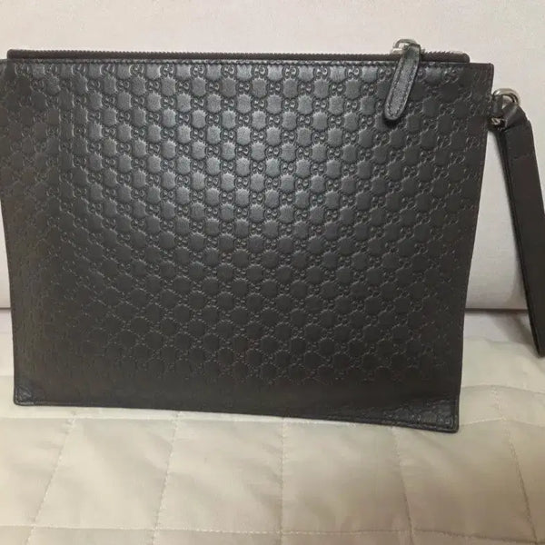 [BUNJANG] Gucci Microguccissima Clutch Bag Brown / 구찌 마이크로시마 클러치백 브라운