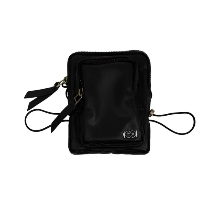 [BUNJANG] Kijun Pleather Mini Bag Black / [1회 착용] Kijun Pleather Mini Bag Black