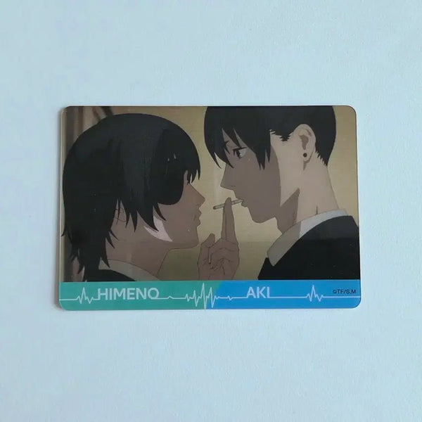 [BUNJANG] Chainsaw Man Himeno & Aki Metal Card / 체인소맨 히메노&아키 메탈카드