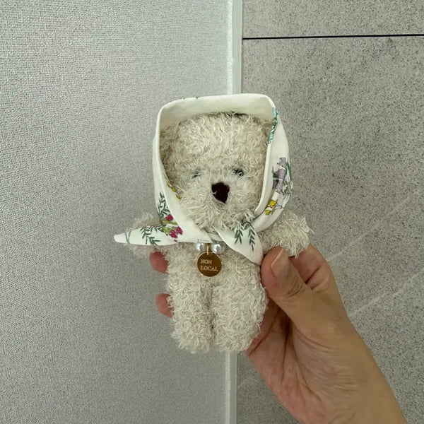 [BUNJANG] Nonlocal Bear Keyring Light Beige / 논로컬 베어 키링 라이트 베이지