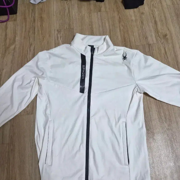 [BUNJANG] National Sports Festival Chungcheongnam-do Spider White Full Zip-Up Jacket / 전국체전 충청남도 스퍼이더 흰색 집업
