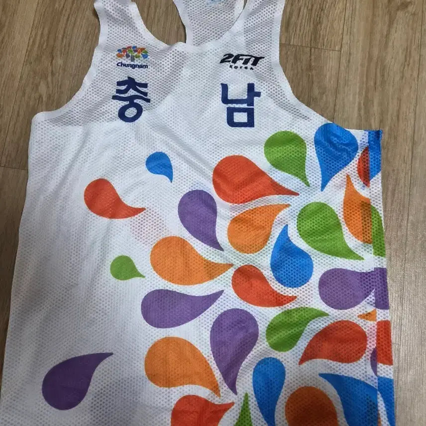 [BUNJANG] 2FIT Korea Chungnam Athletics National Sports Festival Singlet / 2FIT 코리아 충남 육상 전국체전 싱글렛