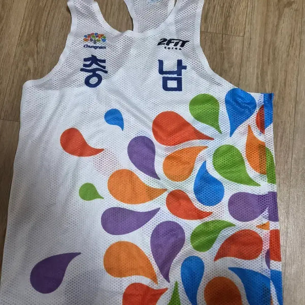 [BUNJANG] 2FIT Korea Chungnam Athletics National Sports Festival Singlet / 2FIT 코리아 충남 육상 전국체전 싱글렛