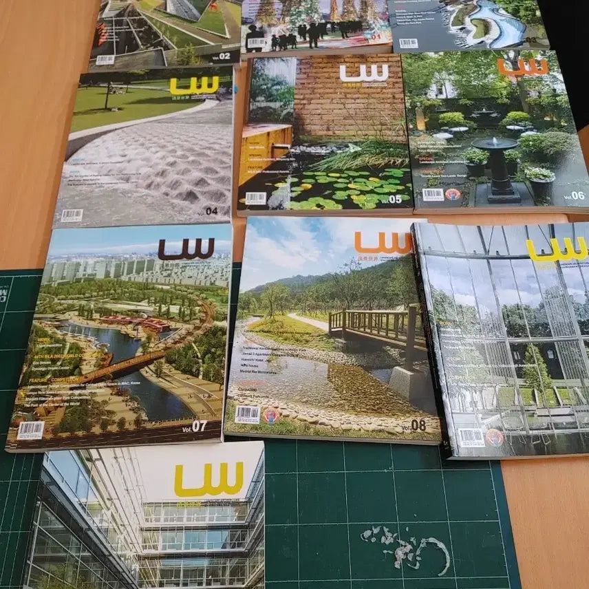 [BUNJANG] Landscape Architecture Magazine Collection (10 Volumes) / 건축조경잡지 10권세트