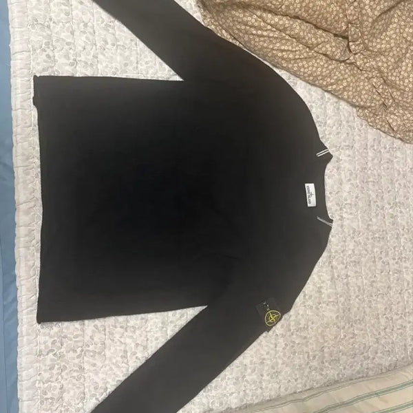 [BUNJANG] Stone Island Knit Sweater Black / 스톤아일랜드 니트 검정