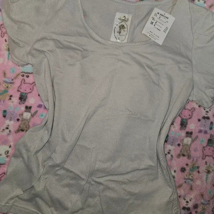 [BUNJANG] Vintage Lovely Puff Short Sleeve T-Shirt / 빈티지 러블리 퍼프반팔티(오늘만 2->1.71
