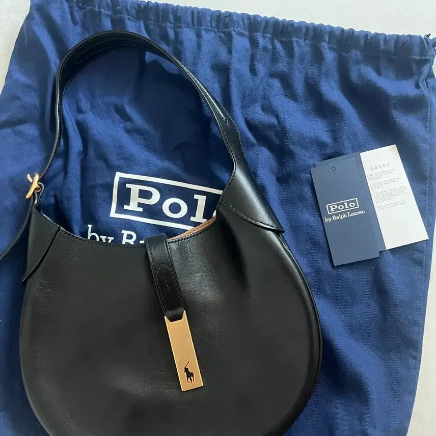 [BUNJANG] Polo Ralph Lauren ID Small Leather Shoulder Bag / 폴로 ID 스몰레더 숄더백