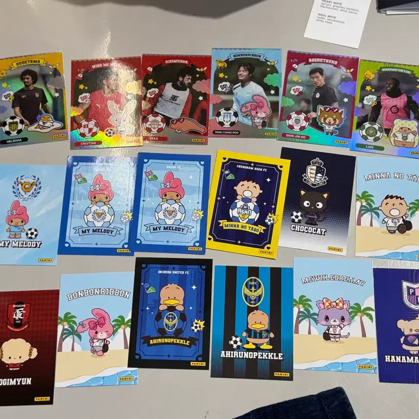 [BUNJANG] K League Sanrio Summer Camp Panini Trading Card / k리그 산리오 썸머캠프 파니니 트레카 교환