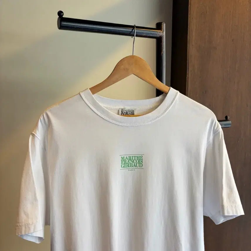[BUNJANG] Marithe Francois Girbaud White Short Sleeve T-Shirt XL / 17615 - 마리떼 프랑소와 화이트 반팔 티셔츠