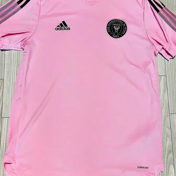 [BUNJANG] Adidas Inter Miami CF Training Top - Pink / 아디다스 인터 마이애미 유니폼 반팔 트레이닝 탑