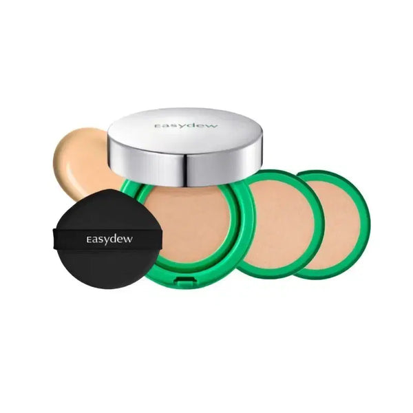 [BUNJANG] Easydew DW-EGF Brightening Cushion SPF50+ PA++++ (21 Light Beige) - Full Size + 2 Refills / 이지듀 기미쿠션 본품1개+리필2개 (21호)