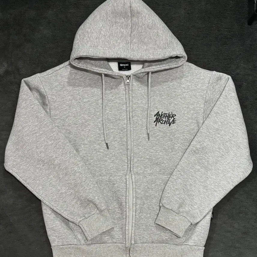 [BUNJANG] Another Archives Grey Hoodie Zip-Up / 어나더아카이브 후드집업 그레이