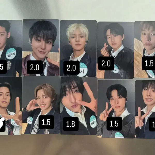 [BUNJANG] TREASURE Follow Event Photocard Jihoon Junkyu Yoshi Jaehyuk Jeongwoo Jeonghwan Doyoung Hyunsuk Haruto / 트레저 팔로우 이벤트 교복 포카 지훈 준규 요시 재혁 정우 정환 도영 아사히