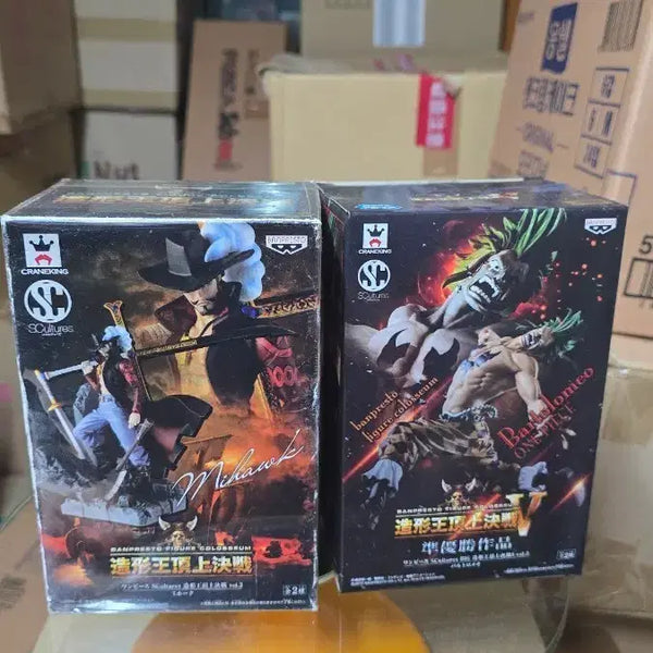 [BUNJANG] One Piece Mihawk & Bartolomeo Figure Set (Sealed) / (번장최저가미개봉)원피스 미호크 바르톨로메오 피규어 2종