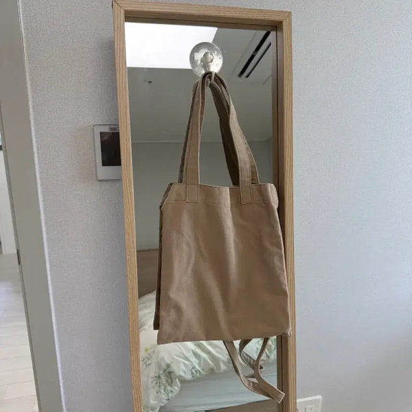 [BUNJANG] Brown Suede Eco Bag / 브라운 에코백