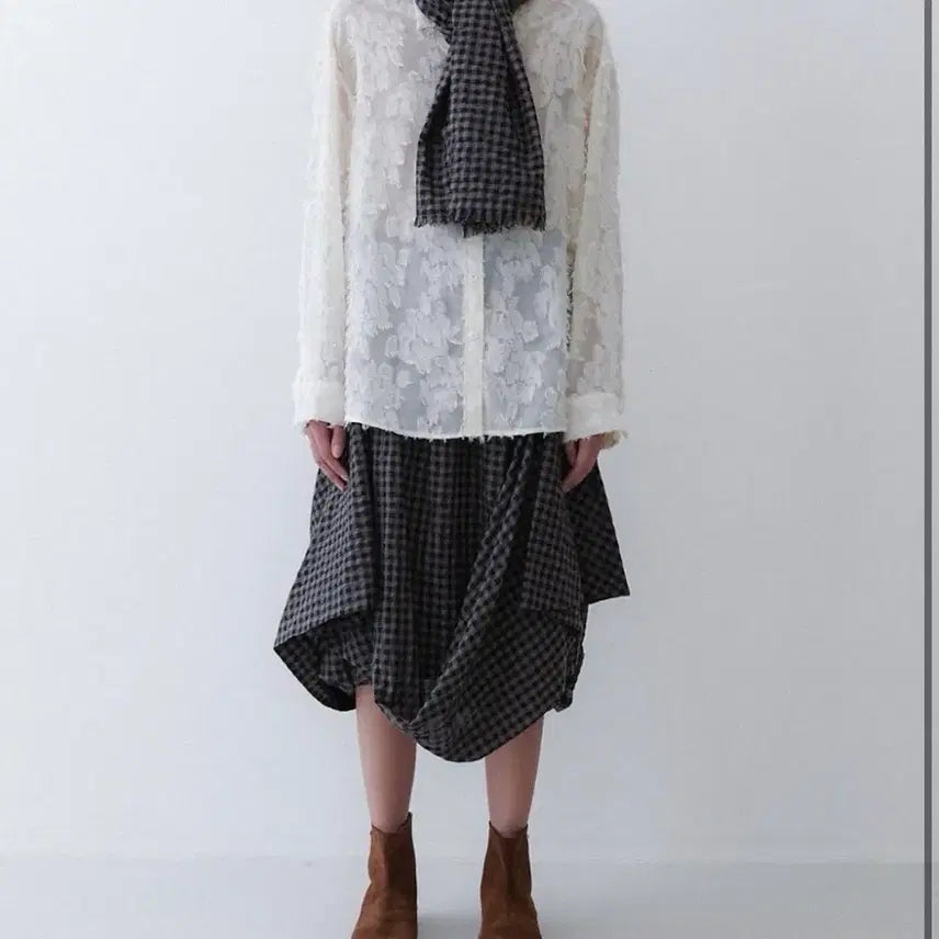 [BUNJANG] A-pongler 25FW Oreo Draping Skirt / 에핑글러 오레오 드레이핑 스커트 25fw