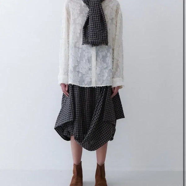 [BUNJANG] A-pongler 25FW Oreo Draping Skirt / 에핑글러 오레오 드레이핑 스커트 25fw