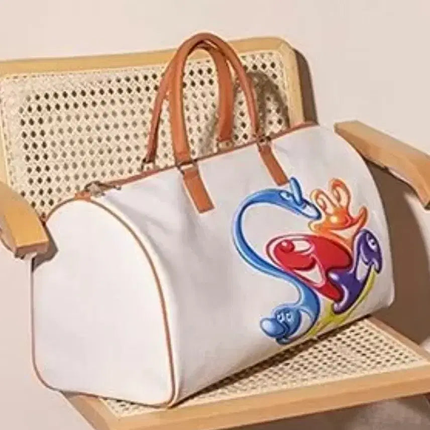 [BUNJANG] GS25 X Kenny Scharf Boston Bag / GS25X케니샤프 콜라보 보스턴백