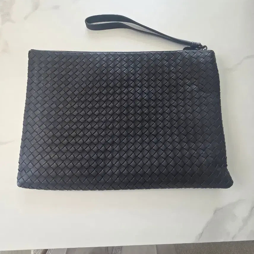 [BUNJANG] Bottega Veneta Intrecciato Clutch Black / [100프로정품 S+급] 보케가 베네타 클러치 블랙