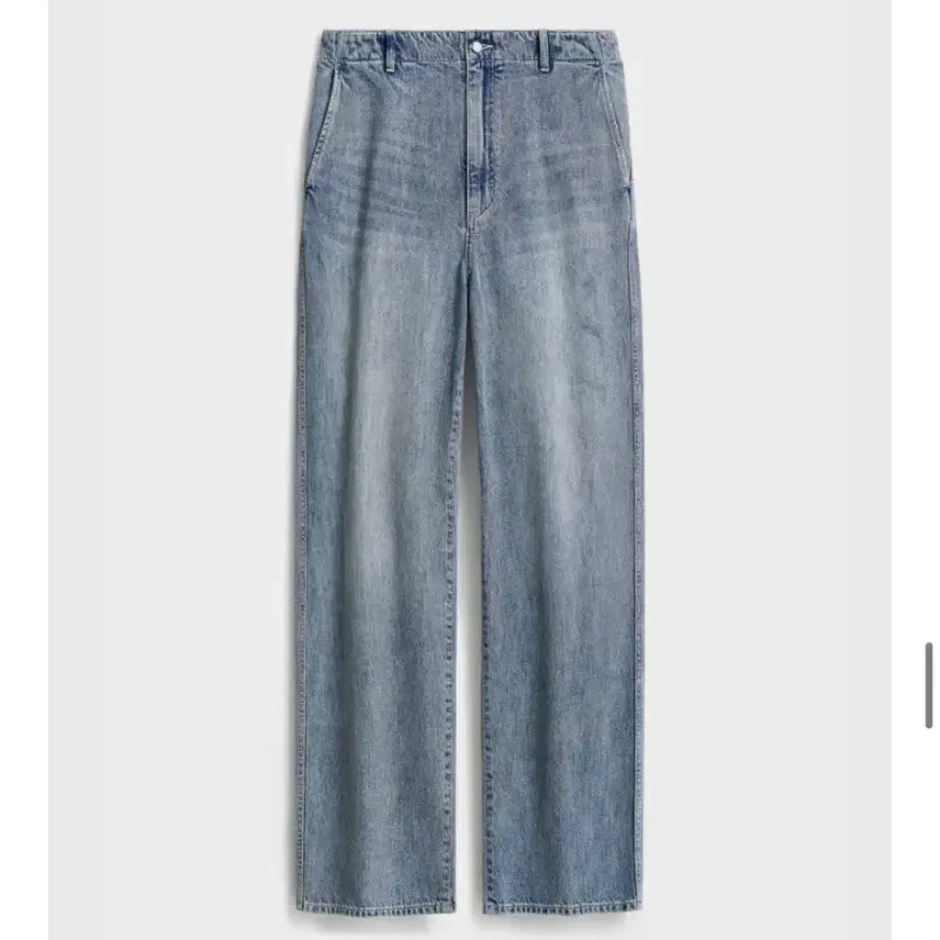 [BUNJANG] Porter 26ss One Washed Wide Denim (3) Mid Blue / 포터리 26ss 원워시드 와이드 데님(3) 미드블루2