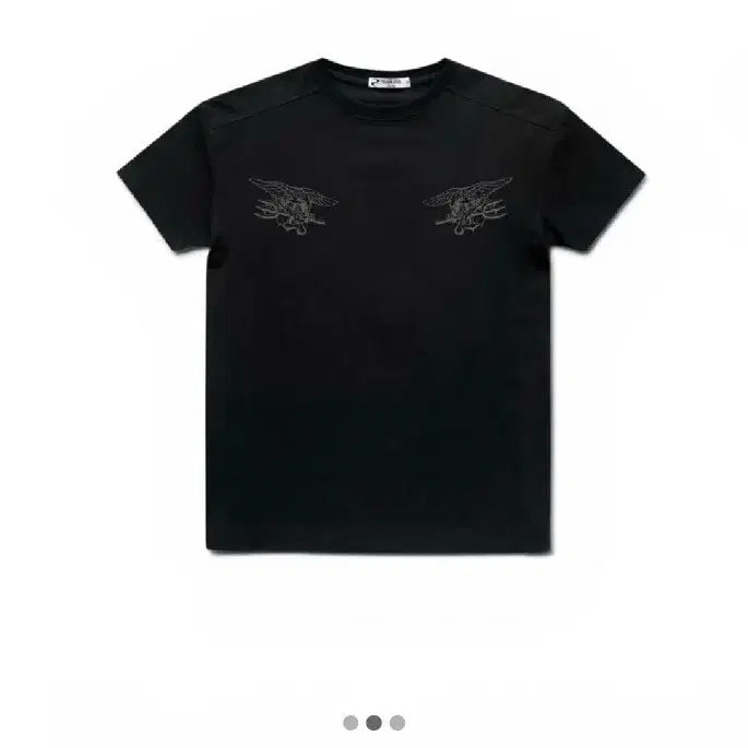 [BUNJANG] TEAMUSE Navy Seal Cropped T-shirt Black L / 팀유즈 네이비씰 반팔티 블랙 L