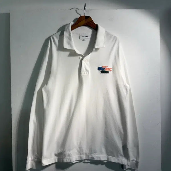 [BUNJANG] Lacoste Logo Patch Pique Polo Shirt / LACOSTE 라코스테 카라티
