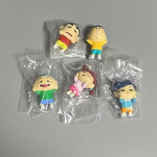 [BUNJANG] Crayon Shin-chan Gacha Full Set (5 Types) / 짱구 에베베 가챠 5종 풀세트 맹구 유리 훈이 철수 메롱 카라푸푸