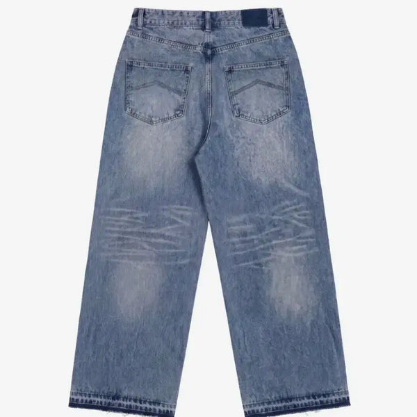 [BUNJANG] Kai Washing Double Knee Denim Pants / 카이 워싱 더블니 데님 팬츠 [정가 119000원]