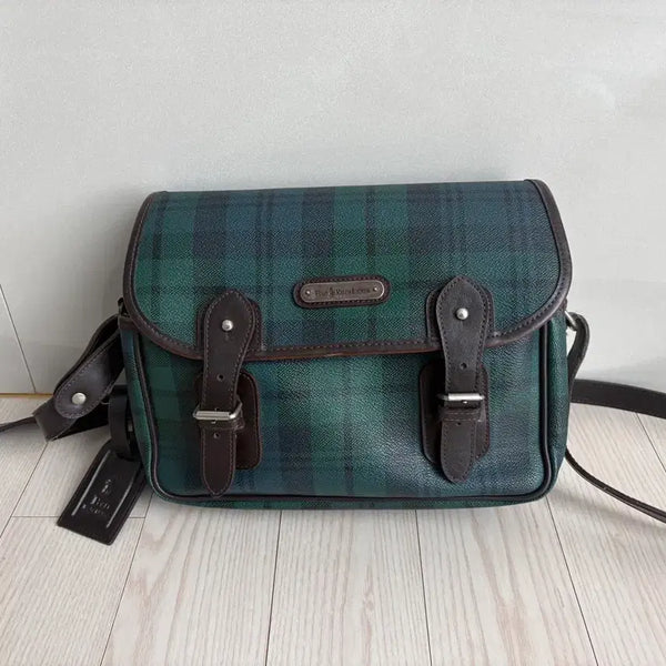 [BUNJANG] Polo Ralph Lauren Check Crossbody Bag / 폴로 랄프로렌 체크 크로스백
